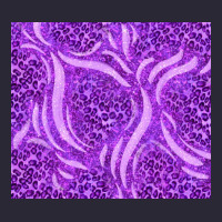 Purple Glitter With Leopard Pattern Vintage Tee | Teevron