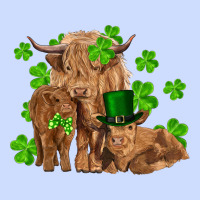 St Patrick's Day Cow Family Urban Heavy Tee | Teevron