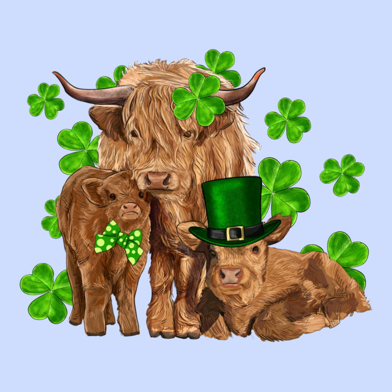 St Patrick's Day Cow Family Urban Heavy Tee by RanaPortraitStore | Teevron