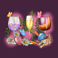 Easter Wine Glasses  Easter Day Long Sleeve Tee | Teevron