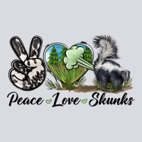 Peace Love Skunks Zipper Hoodie | Teevron
