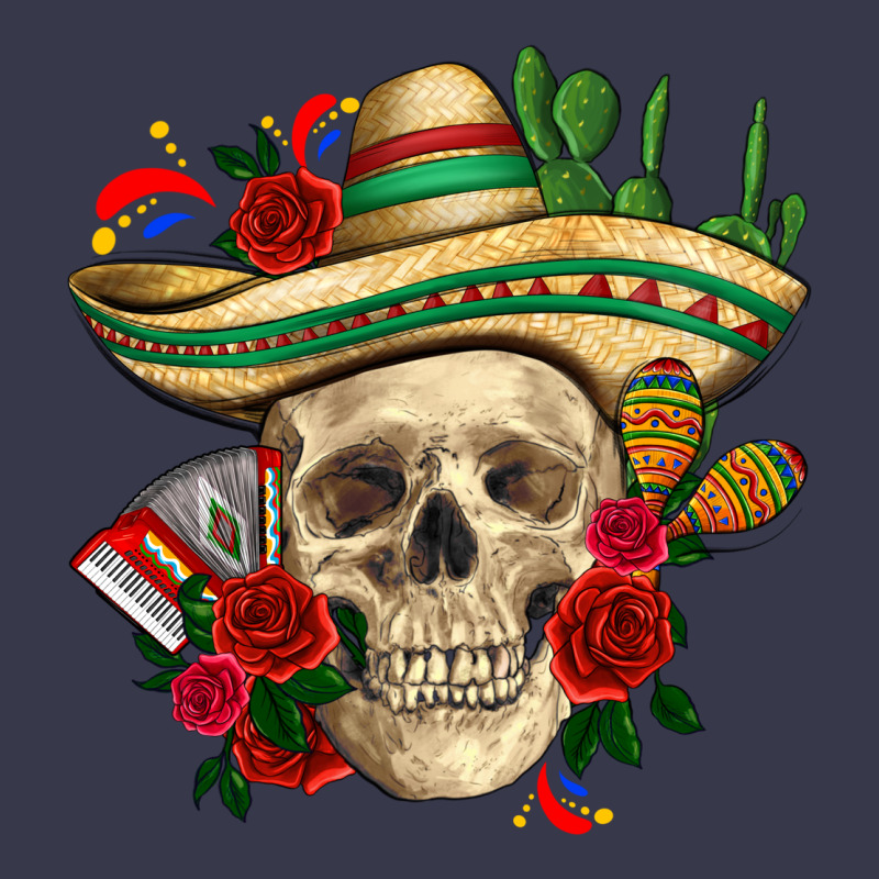 Di De Los Muertos With Roses Mexico Long Sleeve Tee by HowdyJamesFarm | Teevron