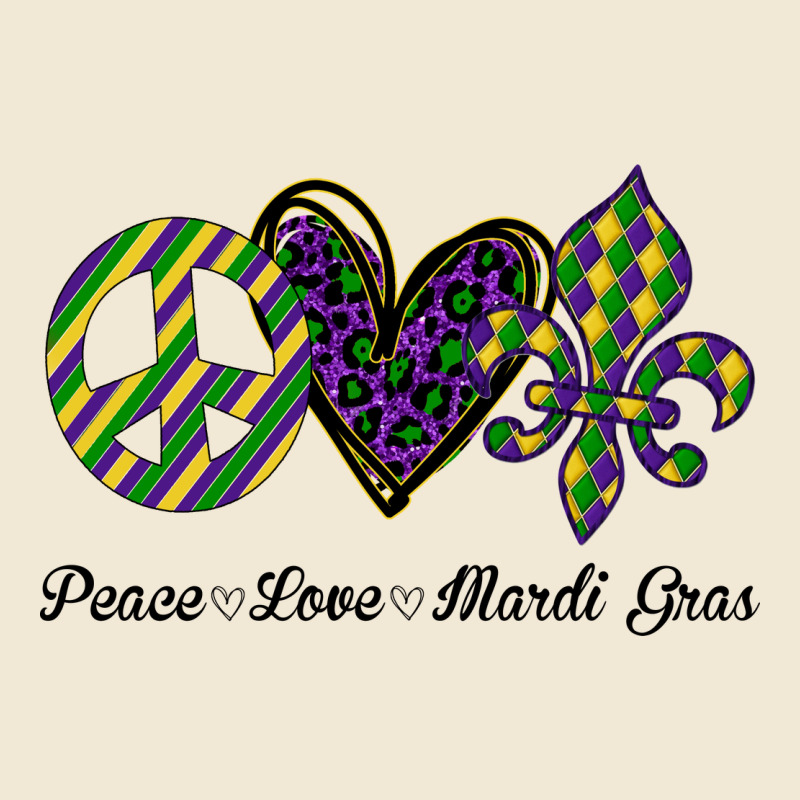 Mardi Gras Love Peace Premium Tee by Bettercallsaul | Teevron