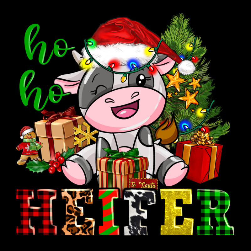 Ho Ho Heifer Little Cute Christmas Cow Urban Hoodie by AdoDesignShop | Teevron