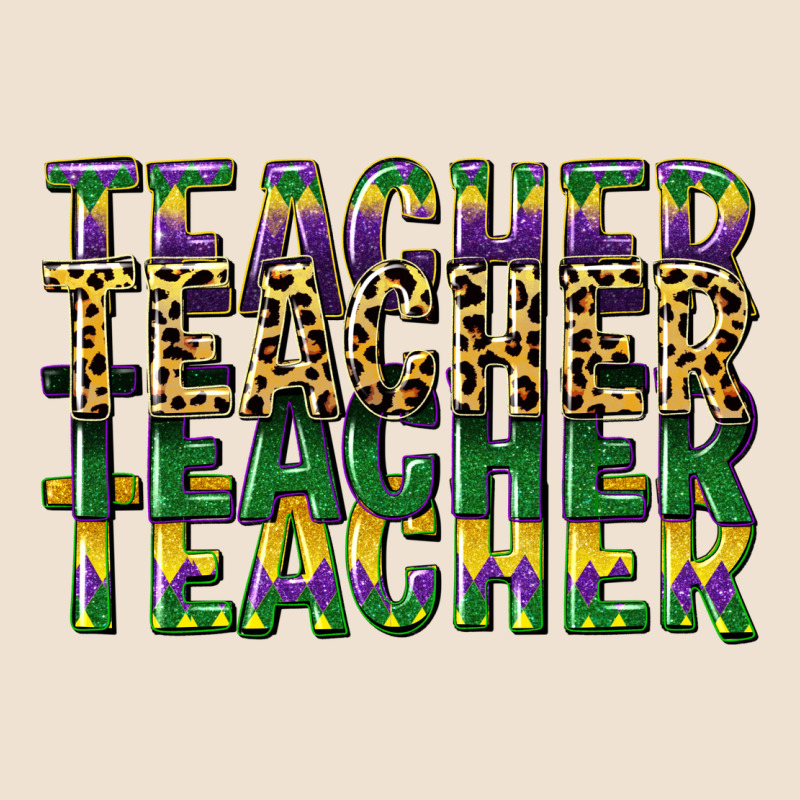 Teacher Mardi Gras Urban Heavy Tee by CowGirlArtShop | Teevron