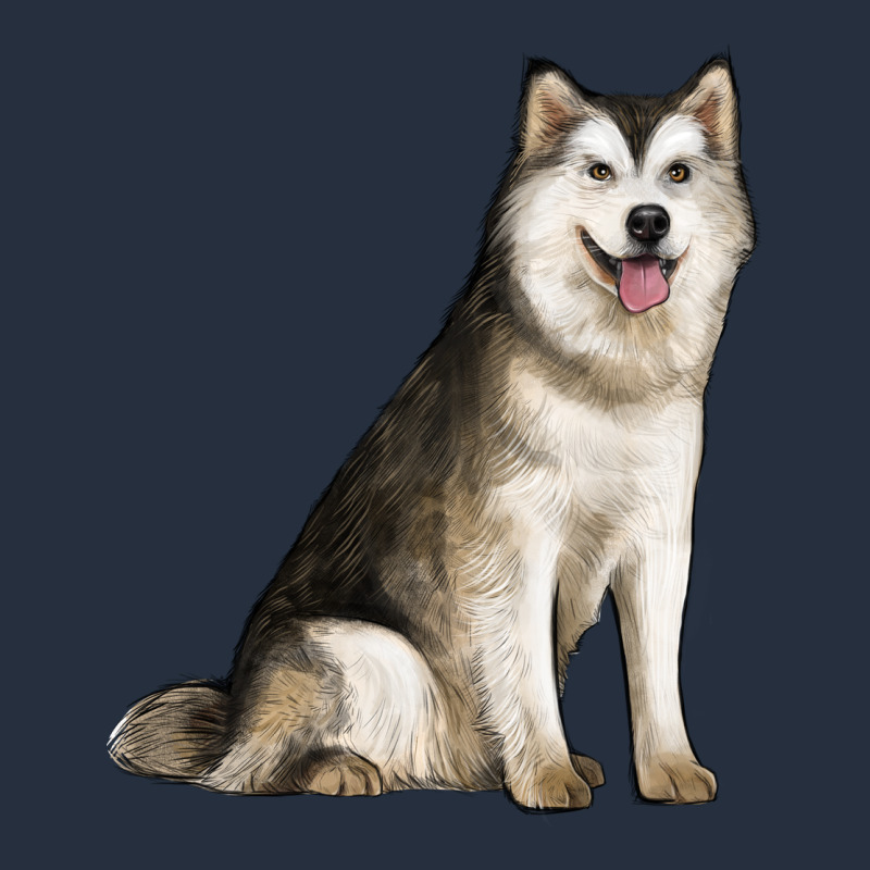 Alaskan Malamute Dog Zipper Hoodie by LillyAllenDesigns | Teevron