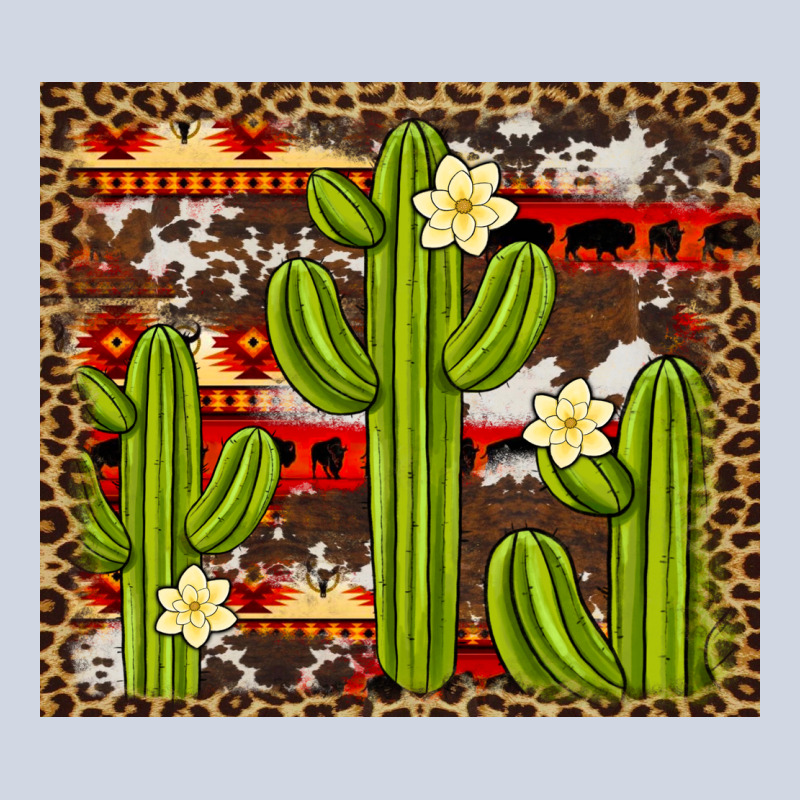 Aztec Cowhide Cactus Background Premium Sweatshirt by Artiststas | Teevron