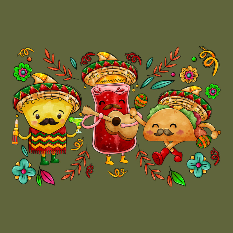 Mexican Taco Nacho And Souce Classic Tee by NancyCooperArtShop | Teevron