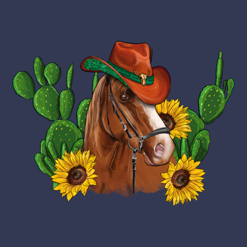 Western Horse Cowboy Hat Cactus Sunflowers Heavyweight Hoodie by Artiststas | Teevron