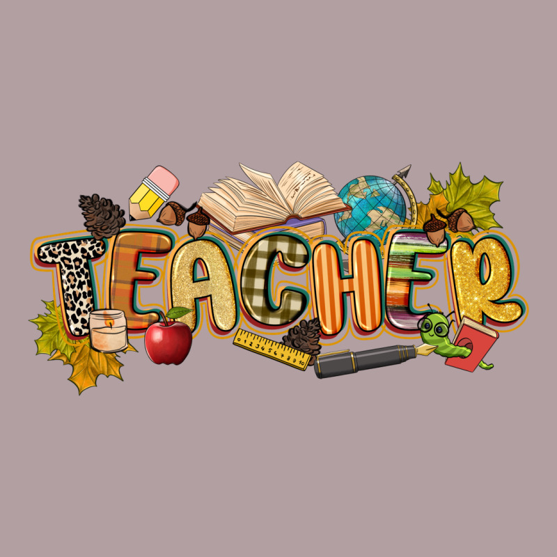 Fall Teacher Vintage Hoodie by CowGirlArtShop | Teevron
