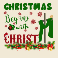 Christmas Begins With Christ Ladies Tee | Teevron
