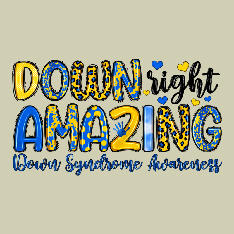 Down Right Amazing Down Syndrome Awareness Heavy Core Tee by Artiststas | Teevron