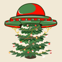 Ufo Christmas Pine Tree Ladies Tee | Teevron