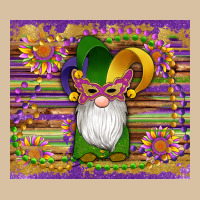 Mardi Gras Gnomes Mask Serape Sunflowers Heavyweight Hoodie | Teevron