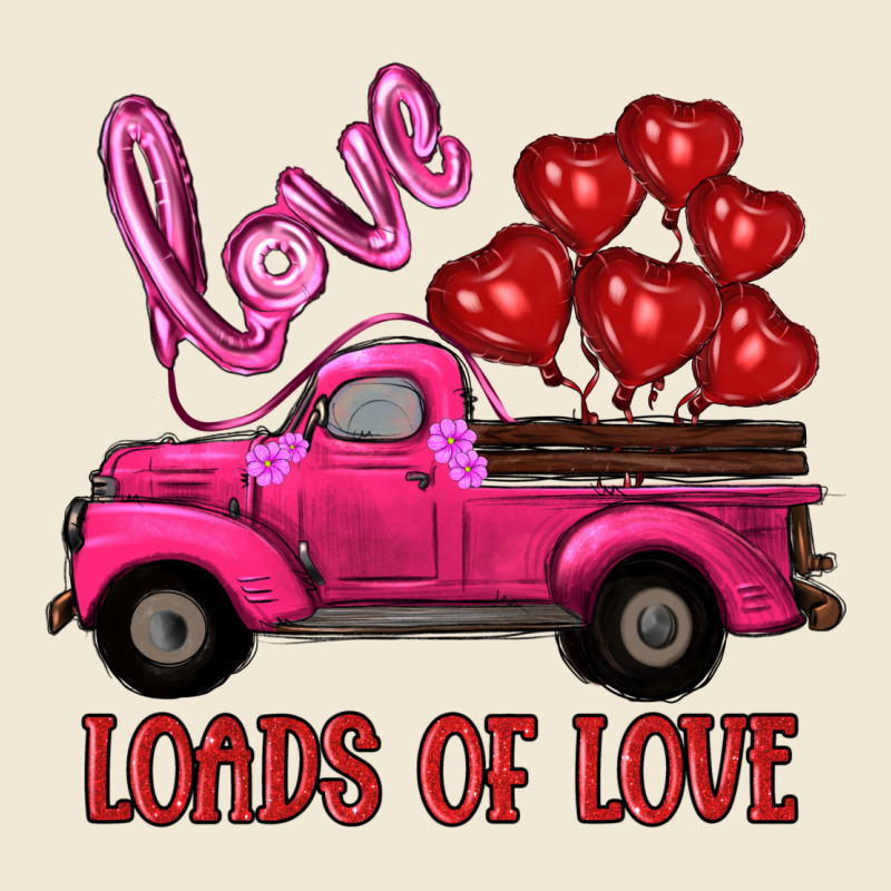 Valentine's Day Loads Of Love Turck With Balloons Premium Tee by RanaPortraitStore | Teevron