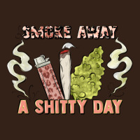 Smoke Away A Sh Tty Day Heavy Core Tee | Teevron