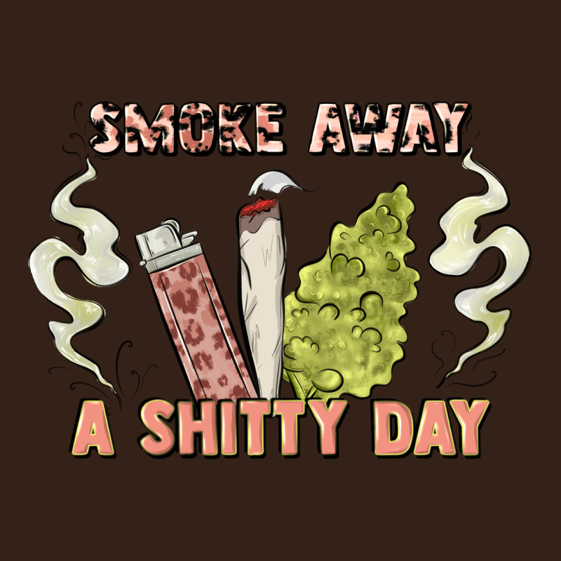 Smoke Away A Sh Tty Day Heavy Core Tee by Artiststas | Teevron