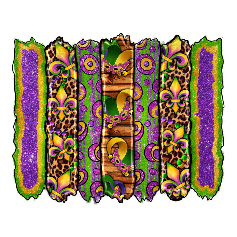 Mardi Gras Fleur De Lis Mask Leopard Glitter  Brushstrokes Heavyweight Hoodie by Artiststas | Teevron