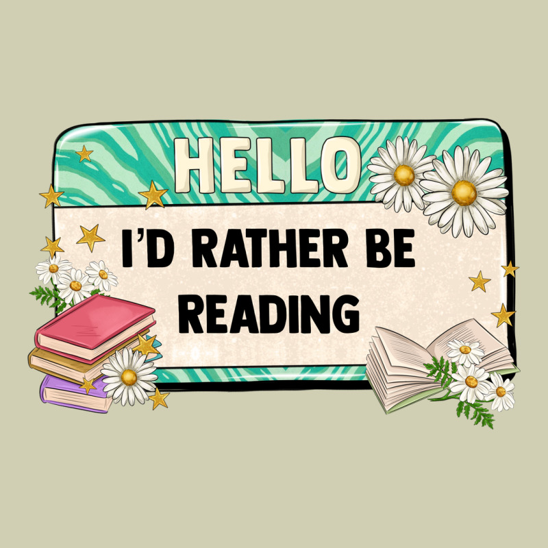 Hello Id Rather Be Reading Heavy Core Tee by Artiststas | Teevron
