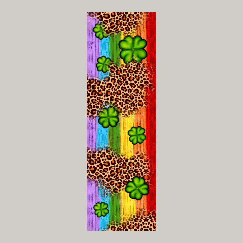 St. Patrick's Day Western Shamrock Leopard Rainbow Heavyweight Hoodie by Artiststas | Teevron