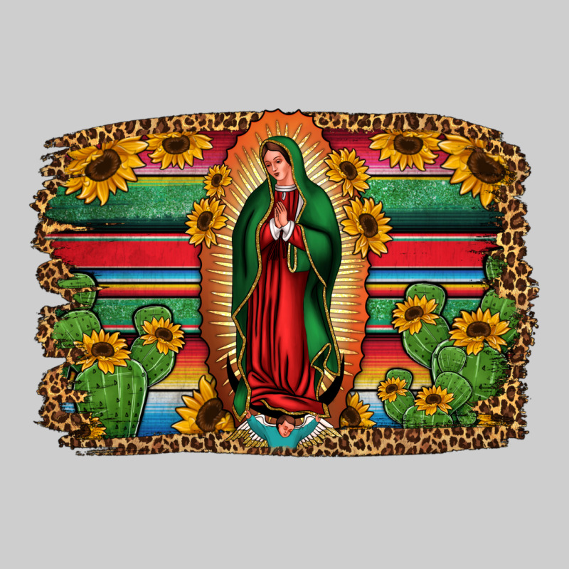 Lady Of Guadalupe Serape Background Premium Tee by Jasminsmagicworld | Teevron