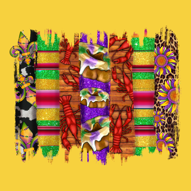 Mardi Gras Cake Fleur De Lis Crawfish Brushstrokes Premium Sweatshirt by Artiststas | Teevron