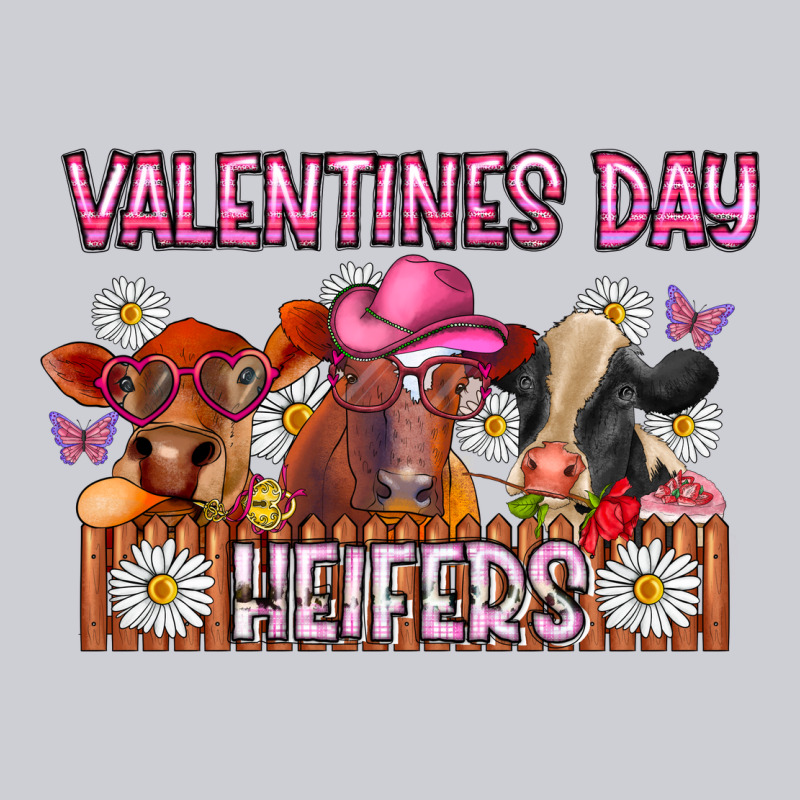 Valentines Day Heifers Heavyweight Sweatshirt by CowhideDigitalArt | Teevron