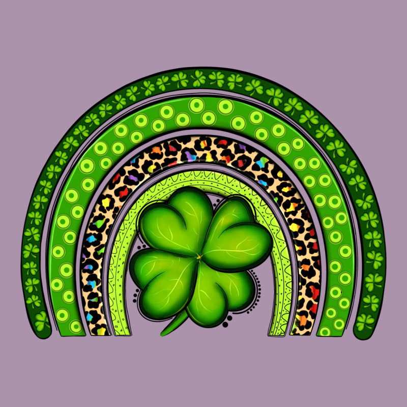St. Patrick's Day Shamrock Rainbow Heavyweight Hoodie by Artiststas | Teevron