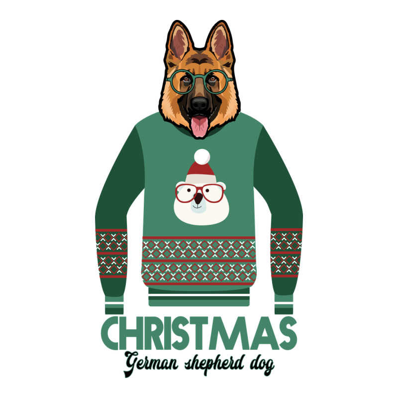 German Shepherd Dog Christmas Ladies Tee by Bettercallsaul | Teevron