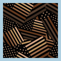 Melanin American Flag Seamless Pattern Premium Hoodie | Teevron