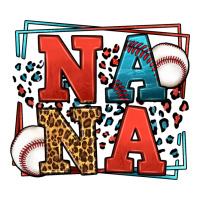 Baseball nana leopard frame | Teevron