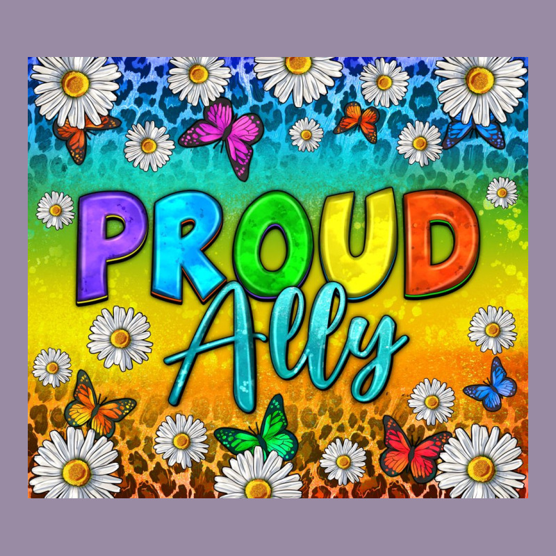 Lgbtq+ Proud Ally With Daisy Classic Tee by NancyCooperArtShop | Teevron