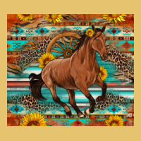 Galloping Horse Aztec Sunflower Premium Sweatshirt | Teevron