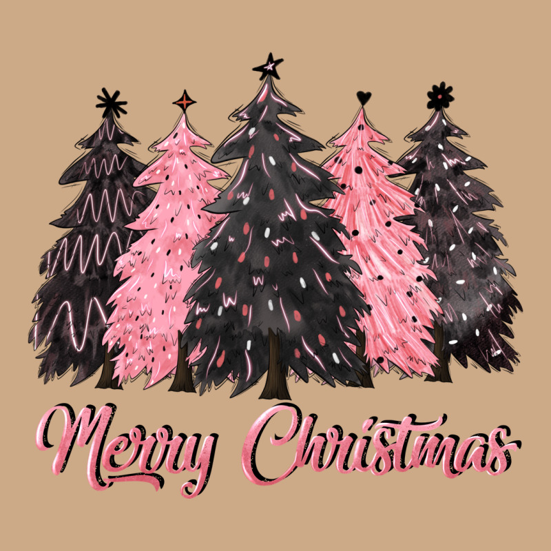 Pink Merry Christmas Vintage Hoodie by CowGirlArtShop | Teevron