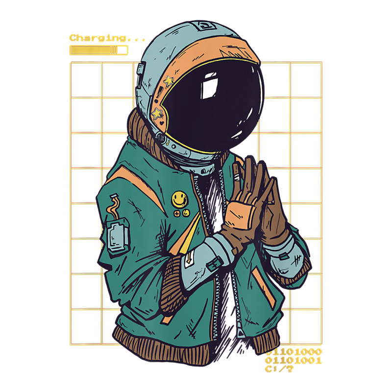 Astronaut Space Travel Retro Aesthetic Streetwear T Shirt Classic Tee by minhPixels | Teevron