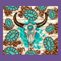Gemstone Bull Skull Leopard Vintage Tee | Teevron