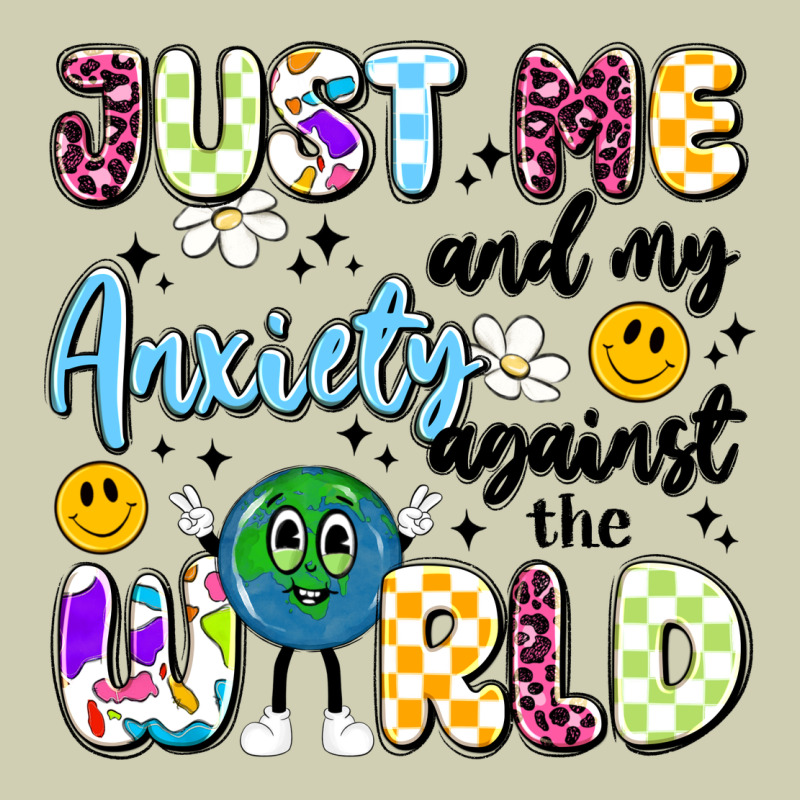Just Me And My Anxiety Against The World Heavy Core Tee by Artiststas | Teevron