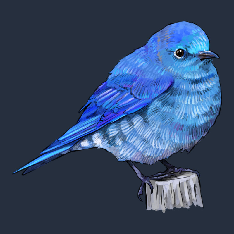 Mountain Bluebird Zipper Hoodie by LillyAllenDesigns | Teevron