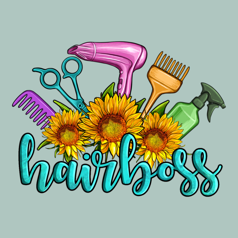 Hairboss Western Sunflowers Hairdresser Premium Sweatshirt by Artiststas | Teevron