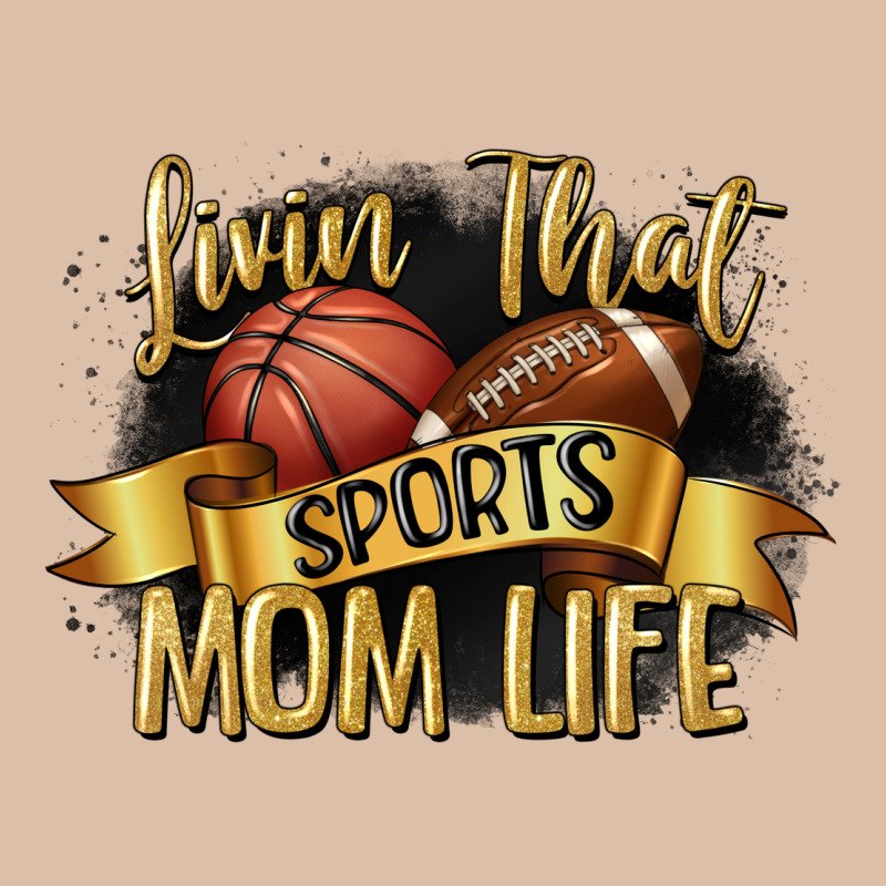 Livin That Sports Mom Life Urban Heavy Tee by CowGirlArtShop | Teevron