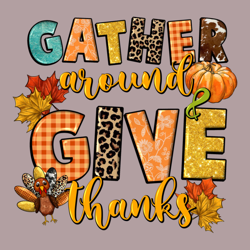 Gather Around And Give Thanks Vintage Hoodie by CowGirlArtShop | Teevron