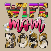 Wife Mom Boss Daisy Mother's Day Long Sleeve Tee | Teevron