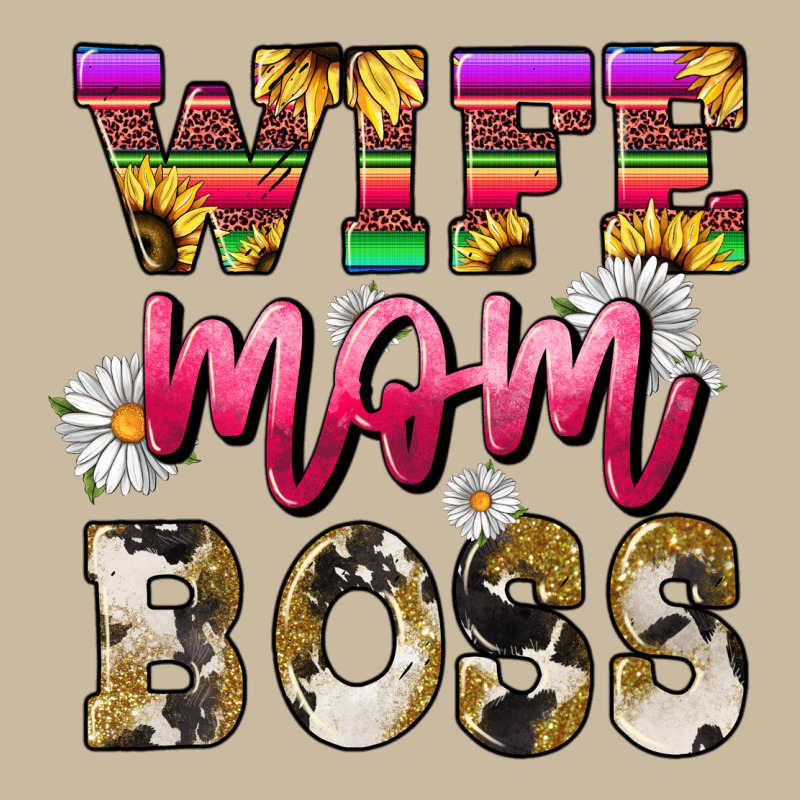 Wife Mom Boss Daisy Mother's Day Long Sleeve Tee by HowdyJamesFarm | Teevron
