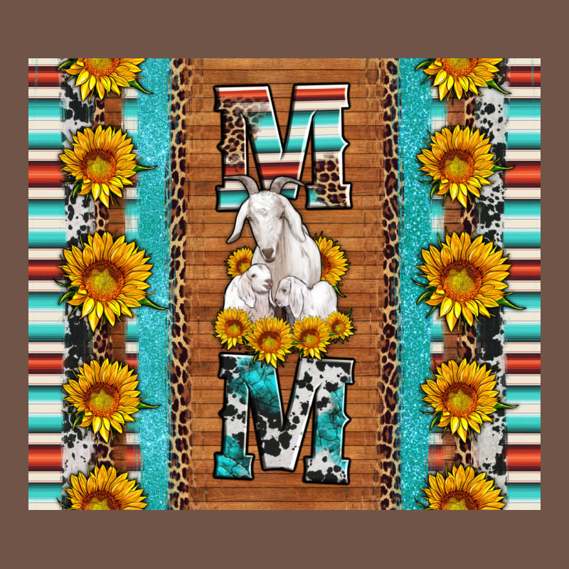 Goat Family Mom Sunflowers Serape Leopard Cowhide Tumbler Premium Sweatshirt by Artiststas | Teevron