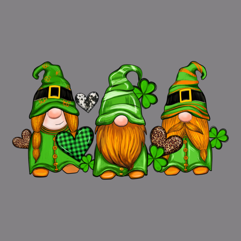 St Patricks Day Gnomes With Western Hearts And Shamrocks Heavyweight Hoodie by Artiststas | Teevron
