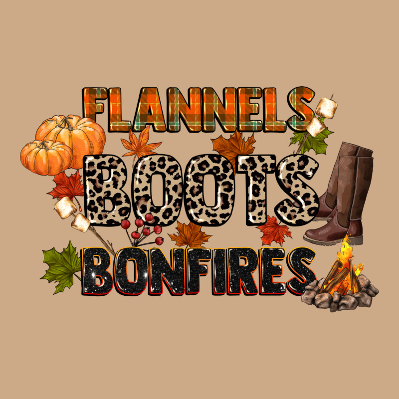 Flannels Boots And Bonfires Vintage Hoodie by CowGirlArtShop | Teevron