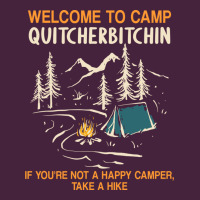 Welcome To Camp Quitcherbitchin Camping Camp Quitcherbitchin Premium Tee | Teevron
