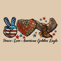 Western Peace Love American Golden Eagle Heavyweight Sweatshirt | Teevron