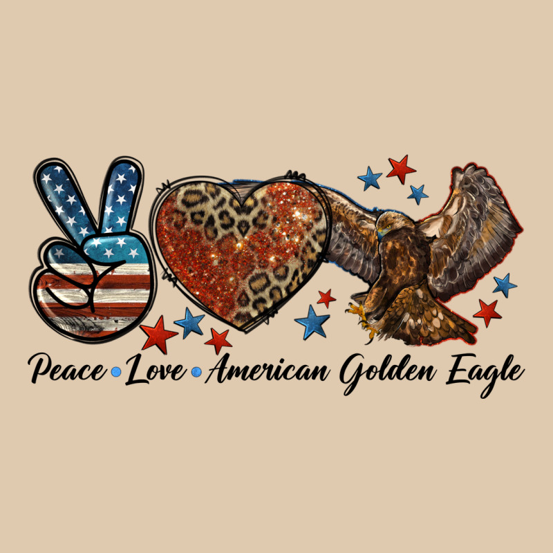 Western Peace Love American Golden Eagle Heavyweight Sweatshirt by LillyAllenDesigns | Teevron