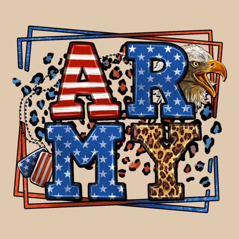 Army Veteran Leopard Frame 4th Of July Heavyweight Sweatshirt by LillyAllenDesigns | Teevron